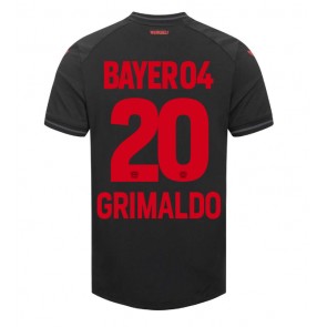 Bayer Leverkusen Alejandro Grimaldo #20 Replika Hjemmebanetrøje 2023-24 Kortærmet